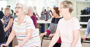 Older adult strength and balance class
