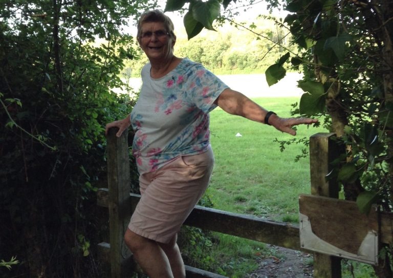Doreen being active after attending Breathe Easy session